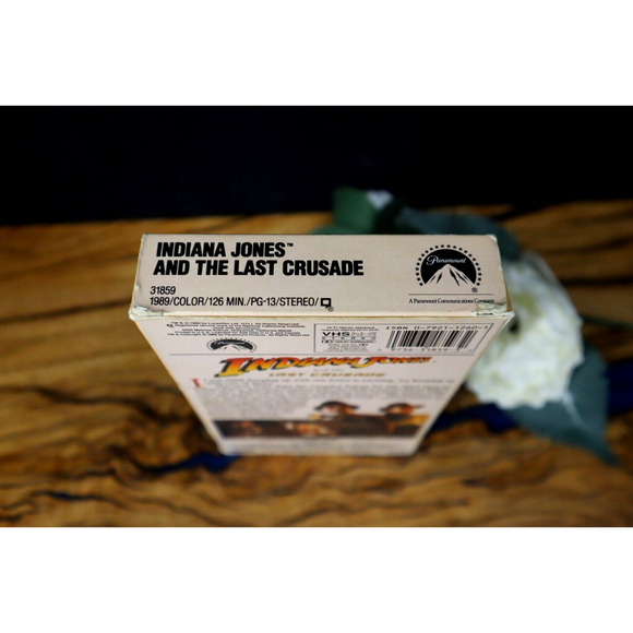 Indiana Jones and the Last Crusade VHS 1989 LucasFilm Production Spielberg Film - Picture 6 of 6